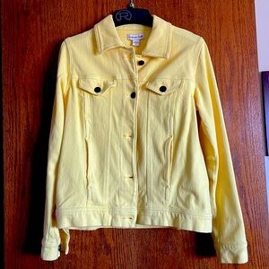 Coldwater Creek Jacket Womens XS Yellow